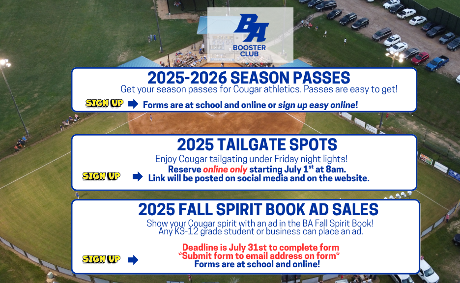 Get involved in Cougar Athletics! Photo