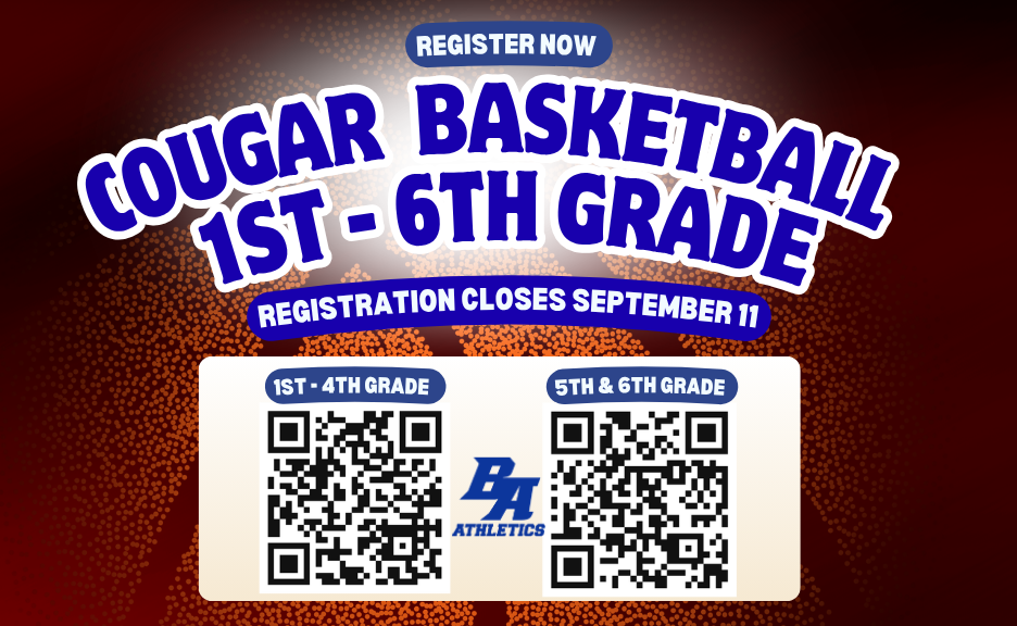 Elementary Basketball Registration Photo